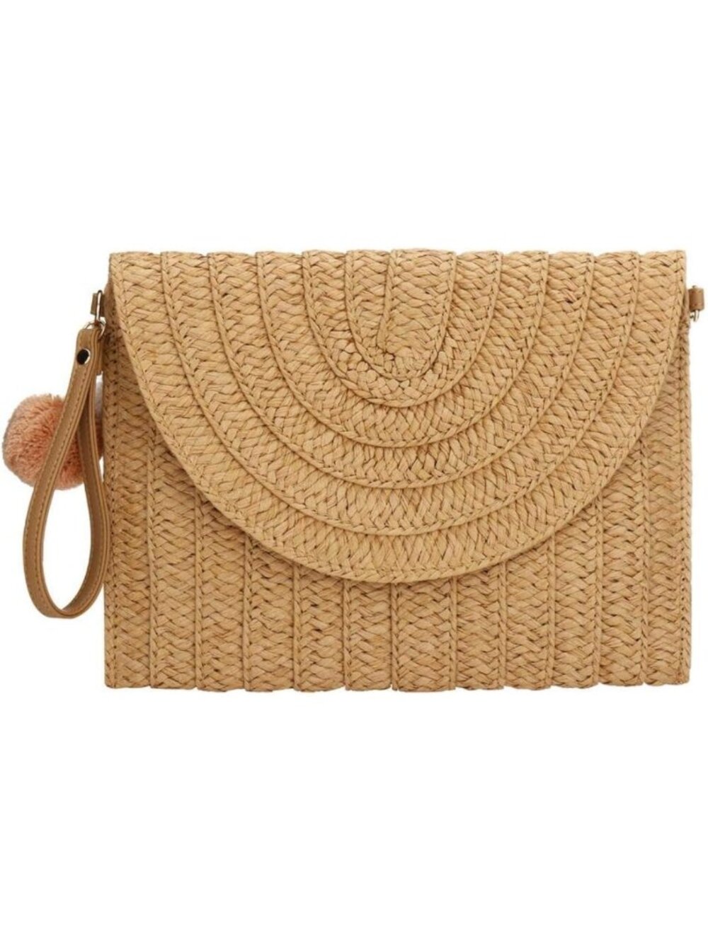 Stylish Straw Woven Clutch for Women | Summer Beach Handbag & Envelope Purse
